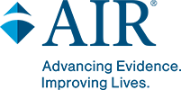 Logo of American Institutes for Research. Advancing Evidence. Improving Lives.