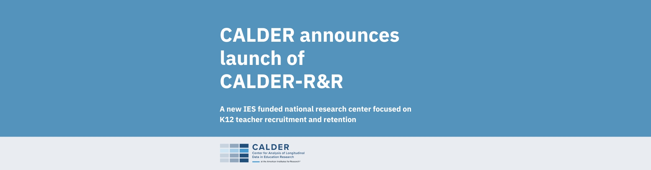 CALDER Announces Launch of CALDER-R&R